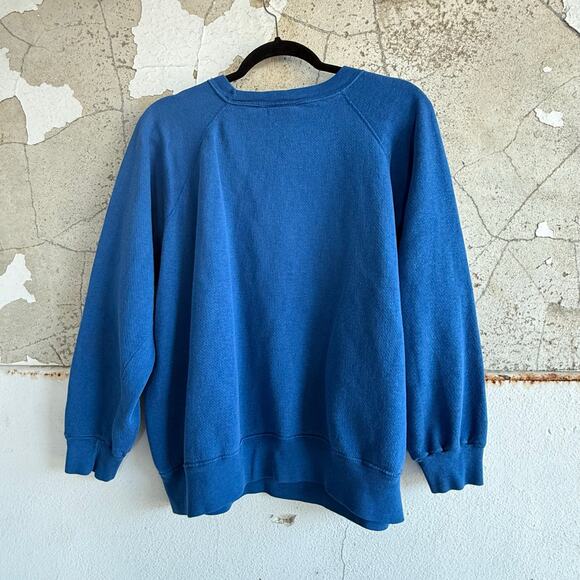 Vintage Sweatshirt On Borrowed Time Graphic Print 90s Boxy Crewneck Streetwear - Picture 4 of 4